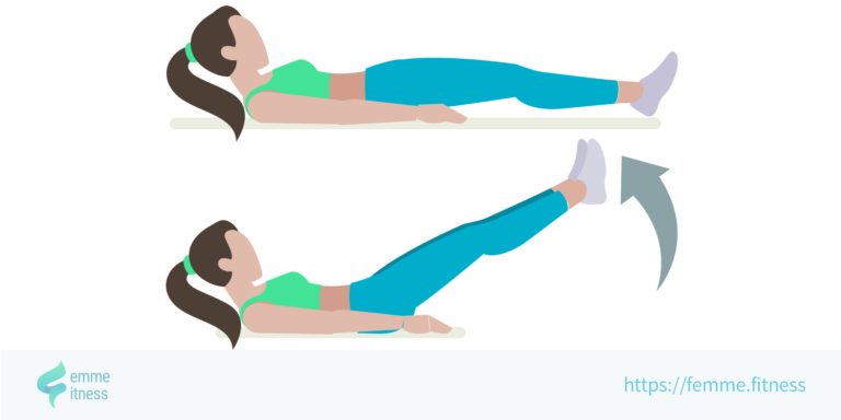Leg raise: Relevé des jambes au sol et corps suspendu · Femme Fitness