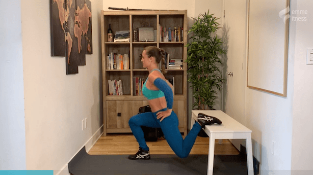 exercice du bulgarian squat