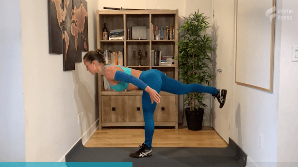 exercice du deadlift à 1 jambe