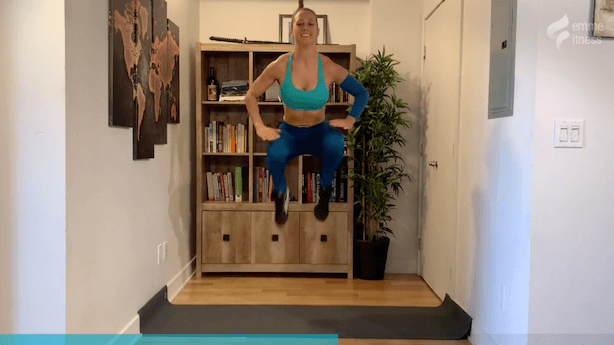 exercice du knee tuck