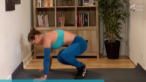 exercice du planche to twist
