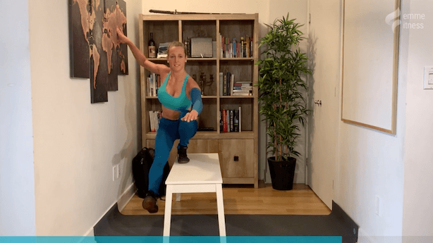 exercice du squat à 1 jambe