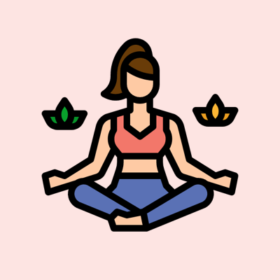 icon femme méditation