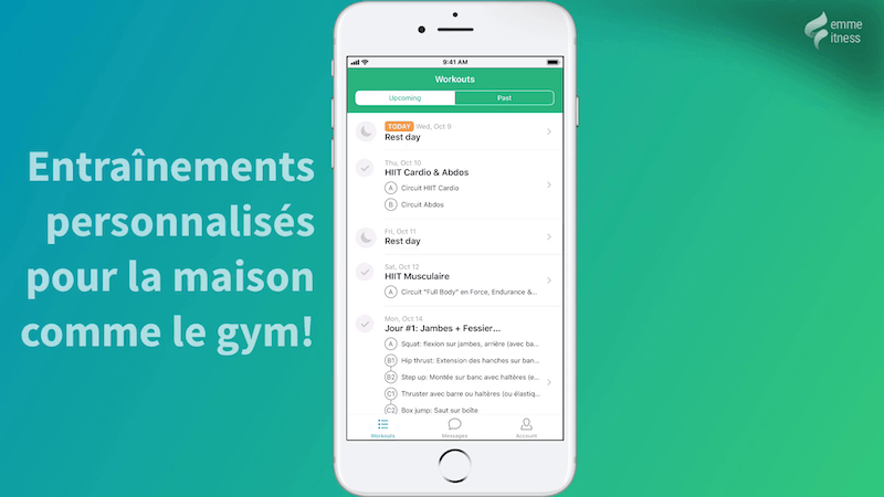 entraînements personnalisé pour la maison comme le gym
