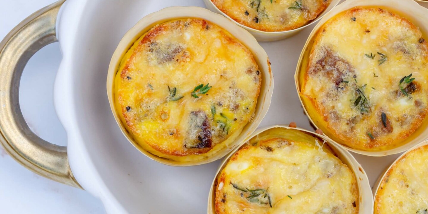 mini frittatas