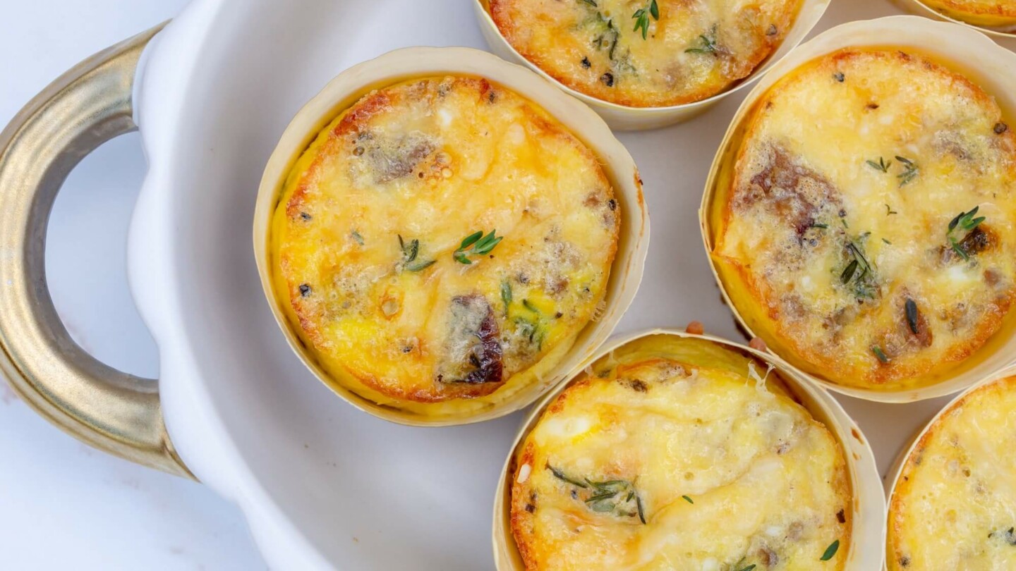 mini frittatas